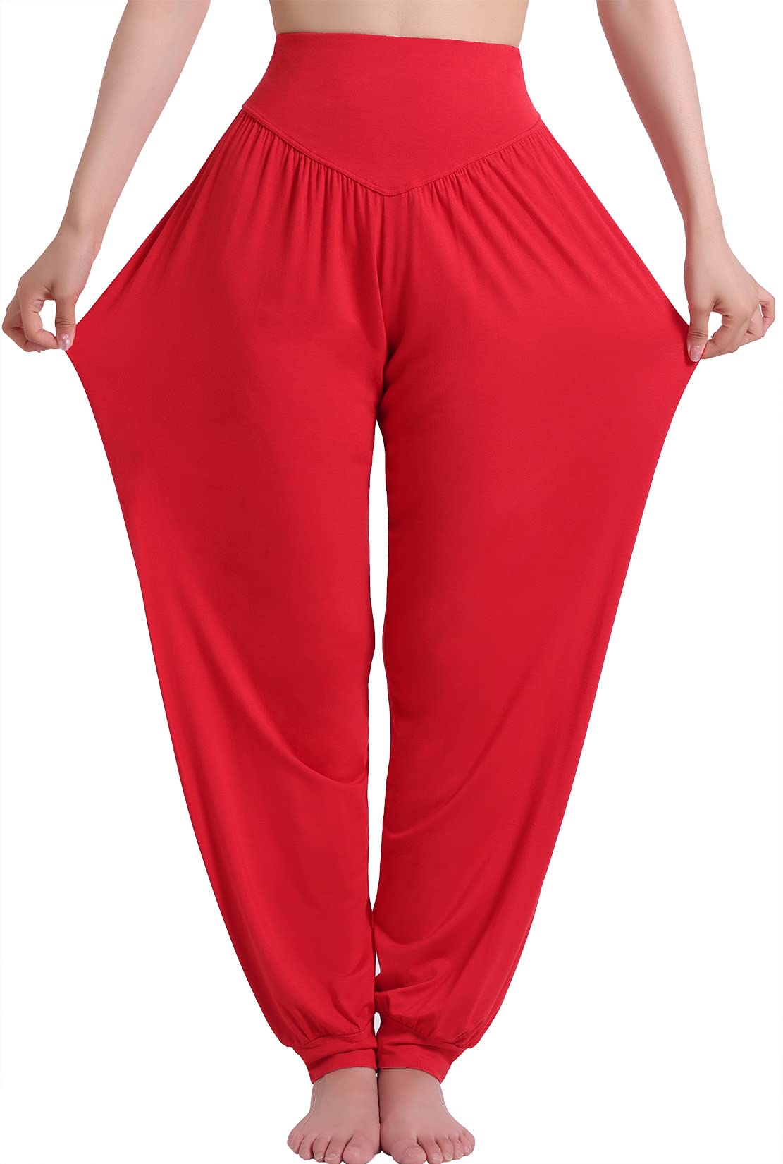Hoerev Women Super Soft Yoga Pants Dance Trousers Lounge Pant